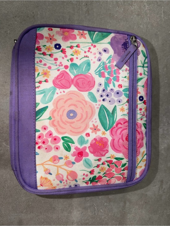 Pottery Barn Kids Other - Pottery Barn Kids Lavender Floral Blooms Mackenzie Lunch Box